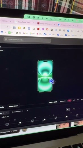 use this ai tool to create d objects and animations.