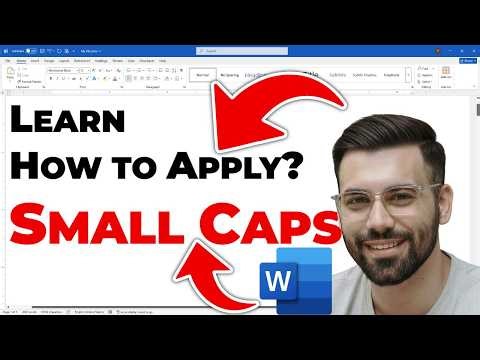 How to Do Small Caps in Word on Windows PC + Shortcut Key