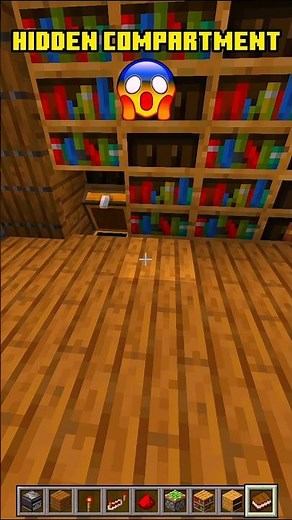 Secret Compartment in Minecraft 😮 #shorts