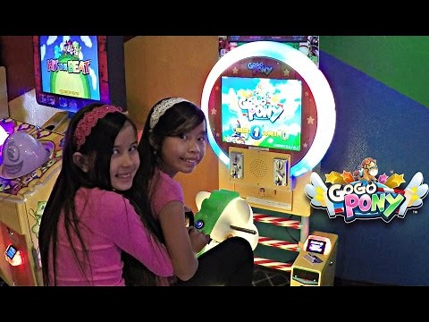 Arcade Game Play Of New Go Go Pony Horse Game Play!