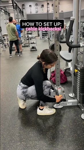 How to Set Up Hip Thrust Machine and Cable Kickbacks