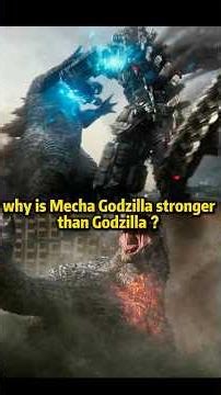 why is mechagodzilla stronger than godzilla?#kong #godzilla #movie #titans #foryoupage