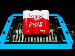 FAST SHREDDER VS COCA COLA AMAZING EXPERIMENT