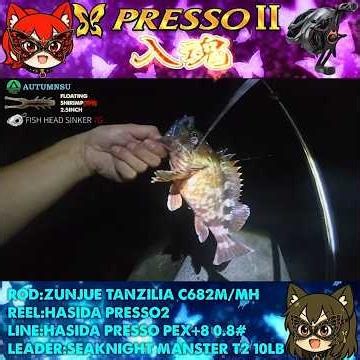 かHASIDA PRESSO2 入魂 #fishing #ravencraft