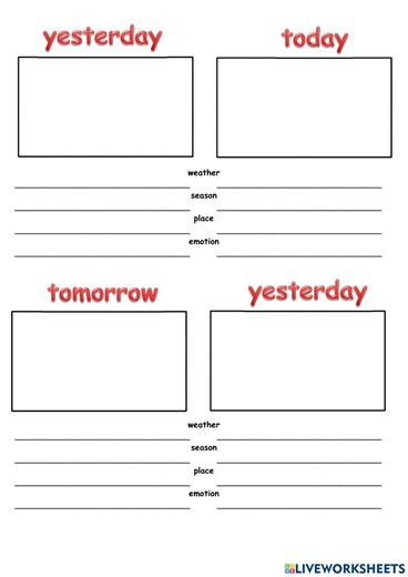 Is-are-am-was-were-will be activity