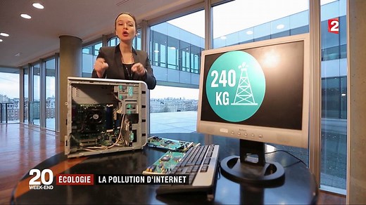 Écologie : la pollution d'internet