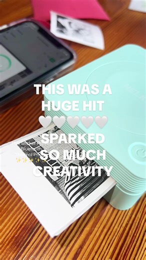 My daughter made a junk book using this mini sticker printer 🥹 Perfect for kids’ creativity, journaling, scrapbooking, and learning. Inkless, Bluetooth, and easy to use.