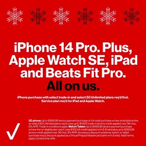 3.4K reactions · 352 shares | Good grief! Time to upgrade, Charlie Brown. Get iPad, Apple Watch SE & Beats Fit Pro, on us—when you get iPhone 14 Pro…also on us. #ShopTheClassics for new deals, every day  iPhone w/select trade-in & select 5G Unlimited plans. Service plan req’d for gifts. Terms apply. | Verizon | Facebook