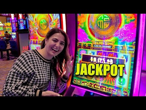 WON An INCREDIBLY HUGE JACKPOT in Atlantic City on Golden Gong!