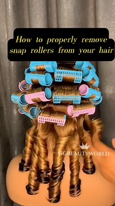 How to properly remove snap rollers | GG Beauty World