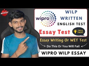 How To Clear Wipro WILP Written English Test | Essay Writing Magic Trick
