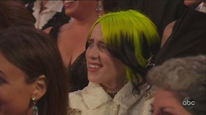 Billie Eilish looking confused AF at the Oscars is a real meme mood