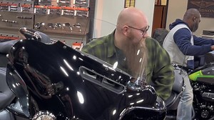 The long awaited final reveal of our custom Ultra Limited! What should we name this beauty? Let us know what you think! #colonialhd #bikeoftheday #ultralimited | Colonial Harley-Davidson