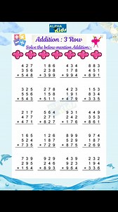 5.1K views · 16 reactions | ✨Amazing Math Addition Worksheets for Students Parents Teachers and Schools 﫰 #maths #mathematics #worksheetforkids #earlylearning #ForEducationalPurposesOnly For complete Set Contact #WhatsApp | Shine and Smile : ABA and Sensory Activities and worksheets | Facebook