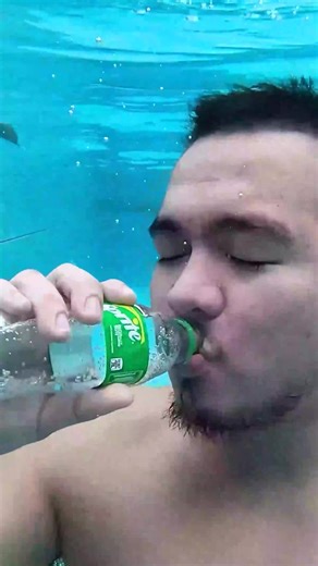 Rence01 on Instagram: "Burp Sprite vs Banana Yogurt Underwater"