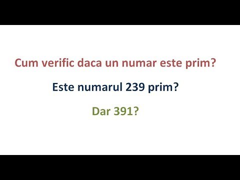 Cum verific daca un numar este prim? (clasa a 5-a)