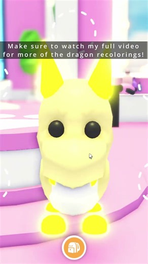 Neon Dragon Recolorings #adoptmeneons #adoptme #adoptmeroblox #roblox