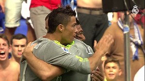 4.6M views · 7.3K reactions | ☝ #RMLiga Cristiano Ronaldo: 11 goals in our last three matches  Espanyol! Cristiano: ¡11 goles en los 3 últimos partidos  el Espanyol! | Real Madrid C.F. | Facebook