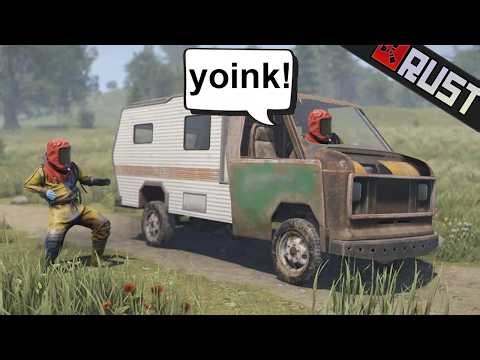 Stealing a CAR in RUST at wipe