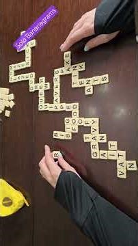 Solo Bananagrams Game sped up