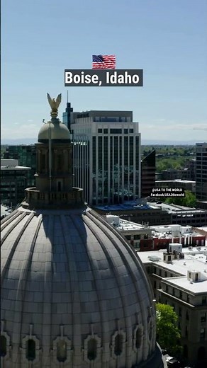 Boise Idaho Scenic Views Relaxing City Views in 4K #shorts #travel Boise, Idaho #idaho #usa