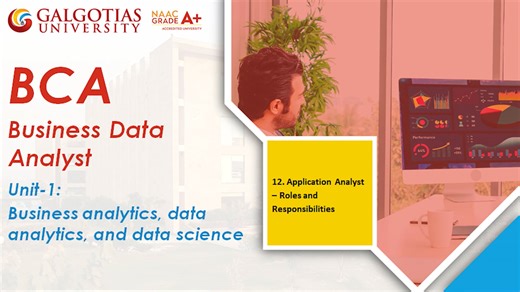 12.Application Analyst – Roles and Responsibilities