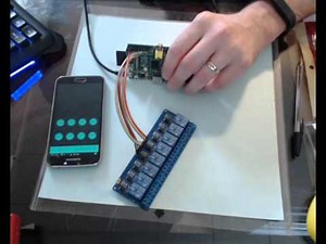 Using Blynk and Raspberry Pi to control an 8 port relay