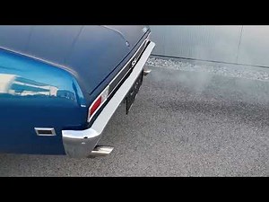 Chevrolet Nova SS V8 exhaust sound. Magnaflow