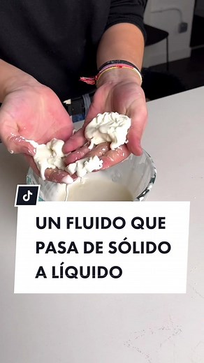 Experimento de la Semana: ¡Crea un Fluido que se Convierte de Sólido a Líquido!
