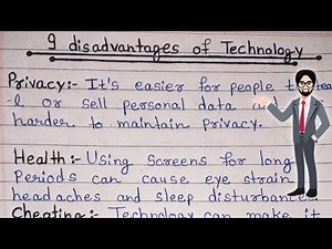 disadvantages of technology essay in english||disadvantages of technology paragraph