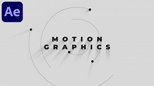 After Effects 中的最小圆形运动图形文本动画 - After Effects 教程_哔哩哔哩_bilibili