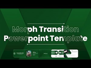 Morph Transition PPT Template. AUTO-PRAISE BY LECTURERS!! | FREE DOWNLOAD
