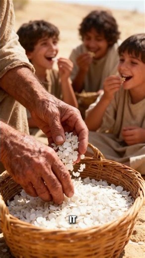 What was the mysterious bread that fell from heaven?