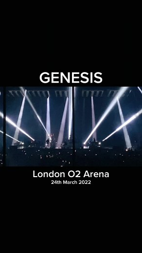 Genesis Live Performance at London's O2 Arena 24th March 2022