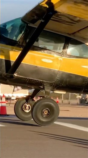 Cessna 182 SHORT Landing on Asphalt — Tire Screech Says It All #stol