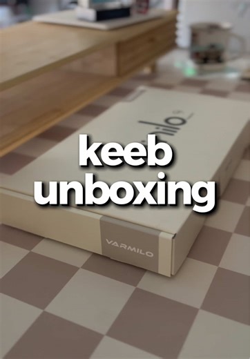 ✨ The Varmilo Minilo 75 ✨ for those of us that believe our desks deserve luxury upgrades! This keeb has the Kailh Prestige Silent switches. The p e r f e c t combo of quiet and thocky 🤩 @varmilo_gcc @Varmilo Yall! I won a giveaway 🥹 a thousand thanks to @Dani | The Keyboard Millennial for this gem! #keebtok #wfh #keyboardasmr #varmilo #keeb