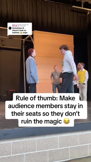 Stage Kiss Oopsie at Rehearsal | Funny Fail Moment