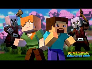 The Arrival | Episode 1(Minecraft Animation) | MINESAGA- A Story Beyond Blocks