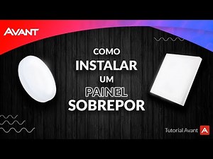Como instalar um painel sobrepor?