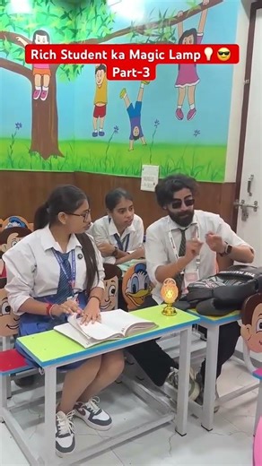 Rich Student ka Magic Lamp💡😎 Part-3 #shorts​ #comedy​ #teratrigun​ #richstudent​ #magiclamp​
