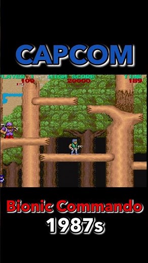 Bionic Commando 1987 CAPCOM old retro game