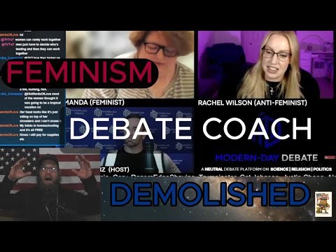 Rachel Wilson DEMOLISHES Debate Coach on Feminism