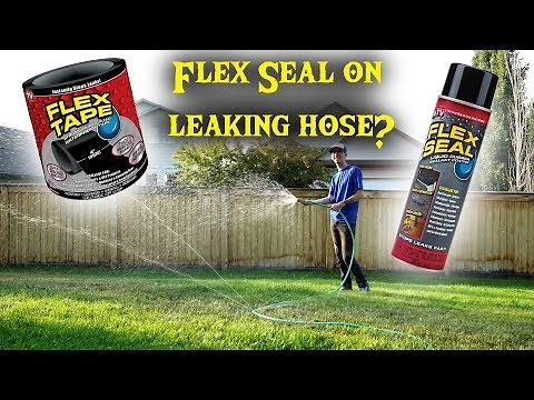 Repairing a Hose Leak with Flex Seal