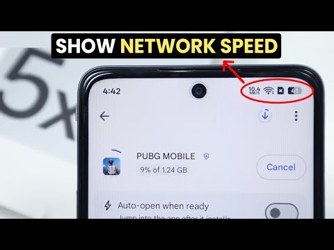 Oppo A5x: How to Show Network Speed on Status Bar - Net Speed Setting