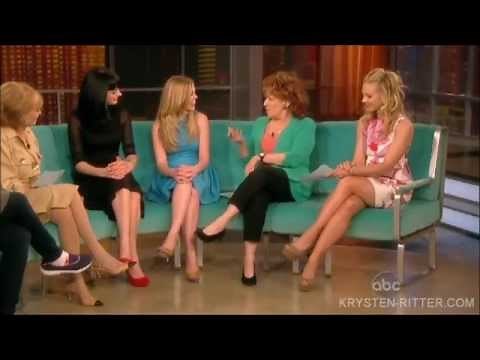 Krysten Ritter & Dreama Walker On The View - 4/10/12