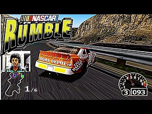 NASCAR RUMBLE PS1 NO PC. JÁ JOGOU ?