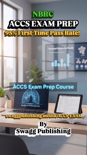 Reginald Alston on Instagram: "Swagg Publishing announces: The NBRC ACCS Exam Prep Course. The essential study material designed to fully prepare respiratory therapists for the NBRC Adult Critical Care Specialist Exam (ACCS). https://swaggpublishing.media/ACCS-EXAM #RespiratoryTherapyExamPrep #NBRC #RRTBoardExamSuccess #ACCSRespiratoryTherapy #PassTheACCS"