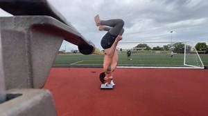 'FLIPPING CRAZY': Hopkins native sets world backflip record at 62-inches