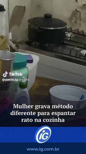 Ao som de James Brown, mulher espanta rato com música na cozinha 🎶🐭 Um vídeo que mostra um rato em cima de uma panela no fogão ficou famoso no TikTok por um motivo inusitado: para espantar o bicho, a mulher colocou para tocar a introdução da música “I Feel Good”, de James Brown. O susto foi tão grande que o rato pulou imediatamente. 🔗 Veja as notícias do Portal iG e acesse o Canal do Whatsapp no Link da Bio 📲 📹 Reprodução/TikTok @suedna_carvalho #PortaliG #TikTok #Viralizou #Humor #RatoNaCo