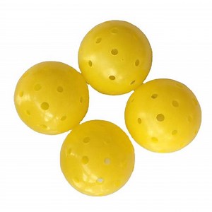 [Hot Item] Cheap Price 40 Holes Pickleball Balls Yellow Rotation Pickle Ball Ball